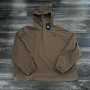 Under Armour Vibe Stormshell Hoodie Pullover Jacket Mens XL 1386575-498 New